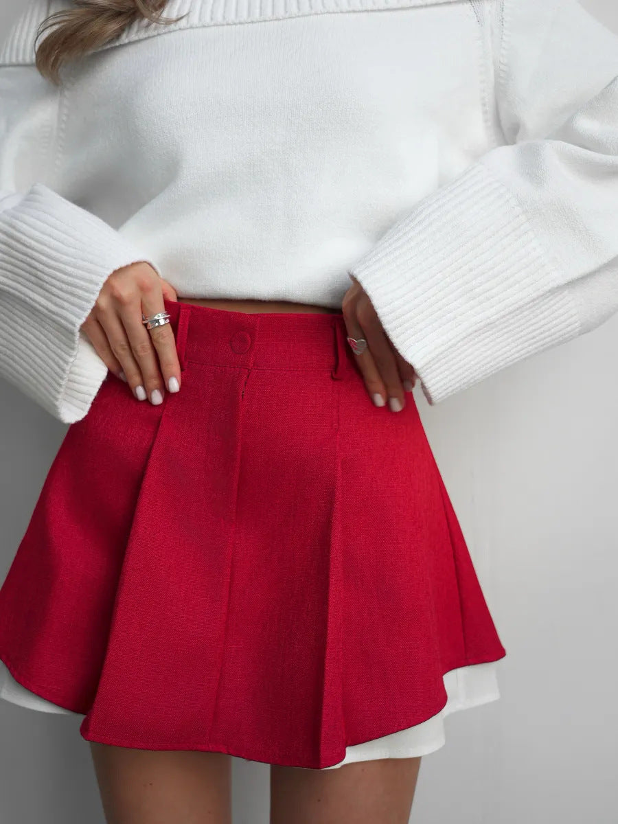 Дамска пола Red time FW 2026-Thedresscode