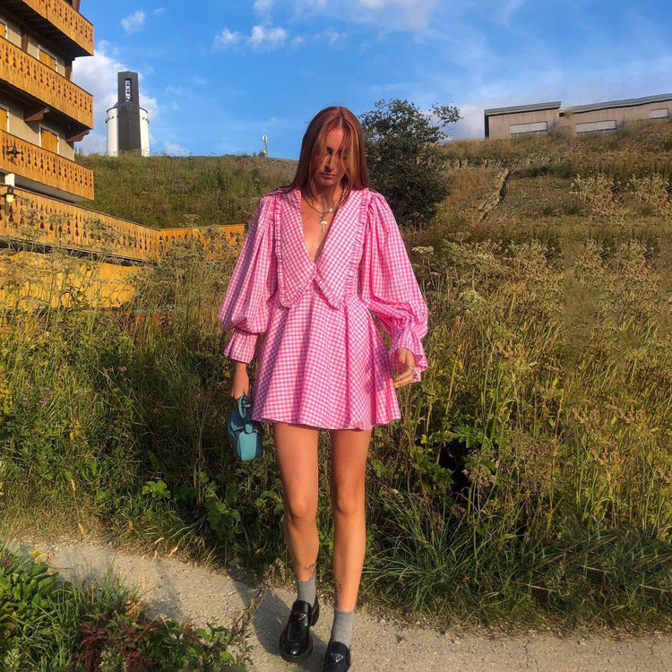 Дамска рокля Rosie Ruffle SS25-https://detail.1688.com/offer/691538212200.html-Thedresscode