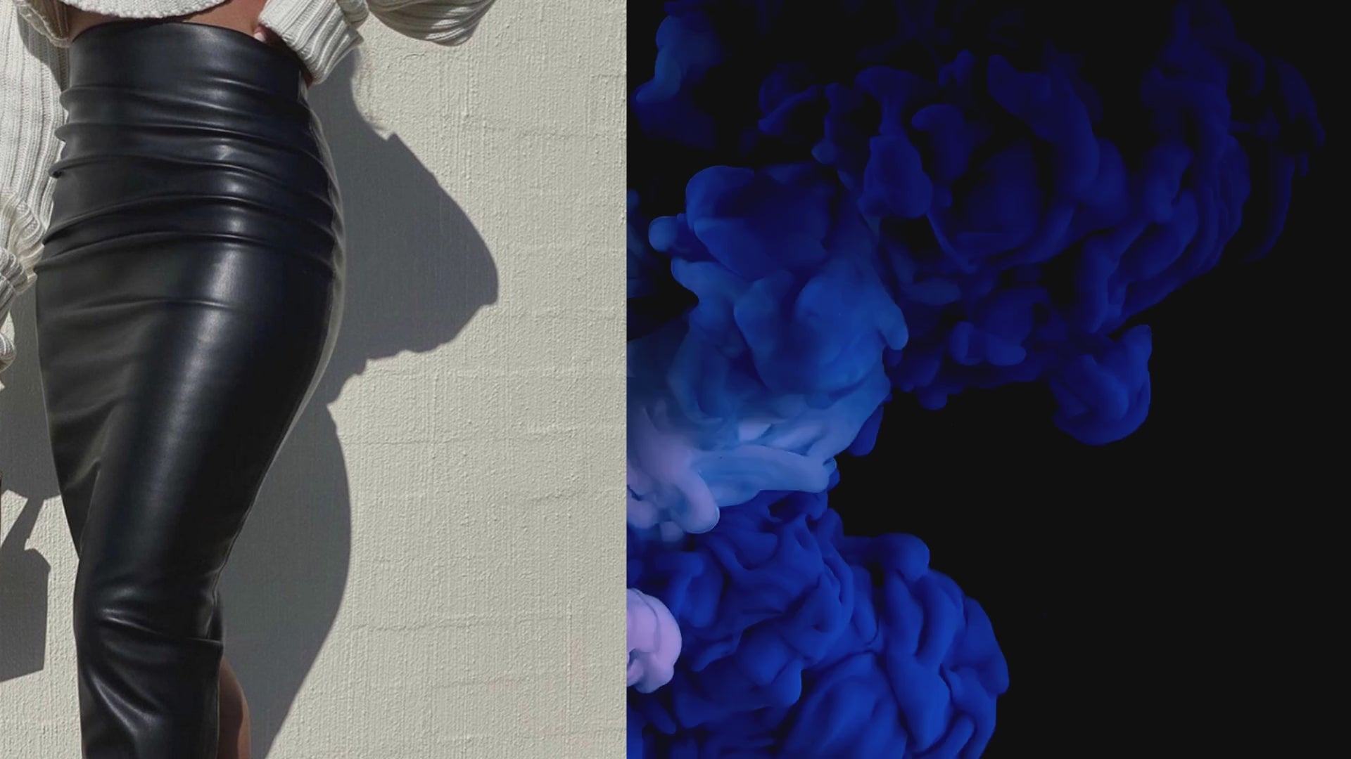 Women's Smooth Feel Long Leather Skirt