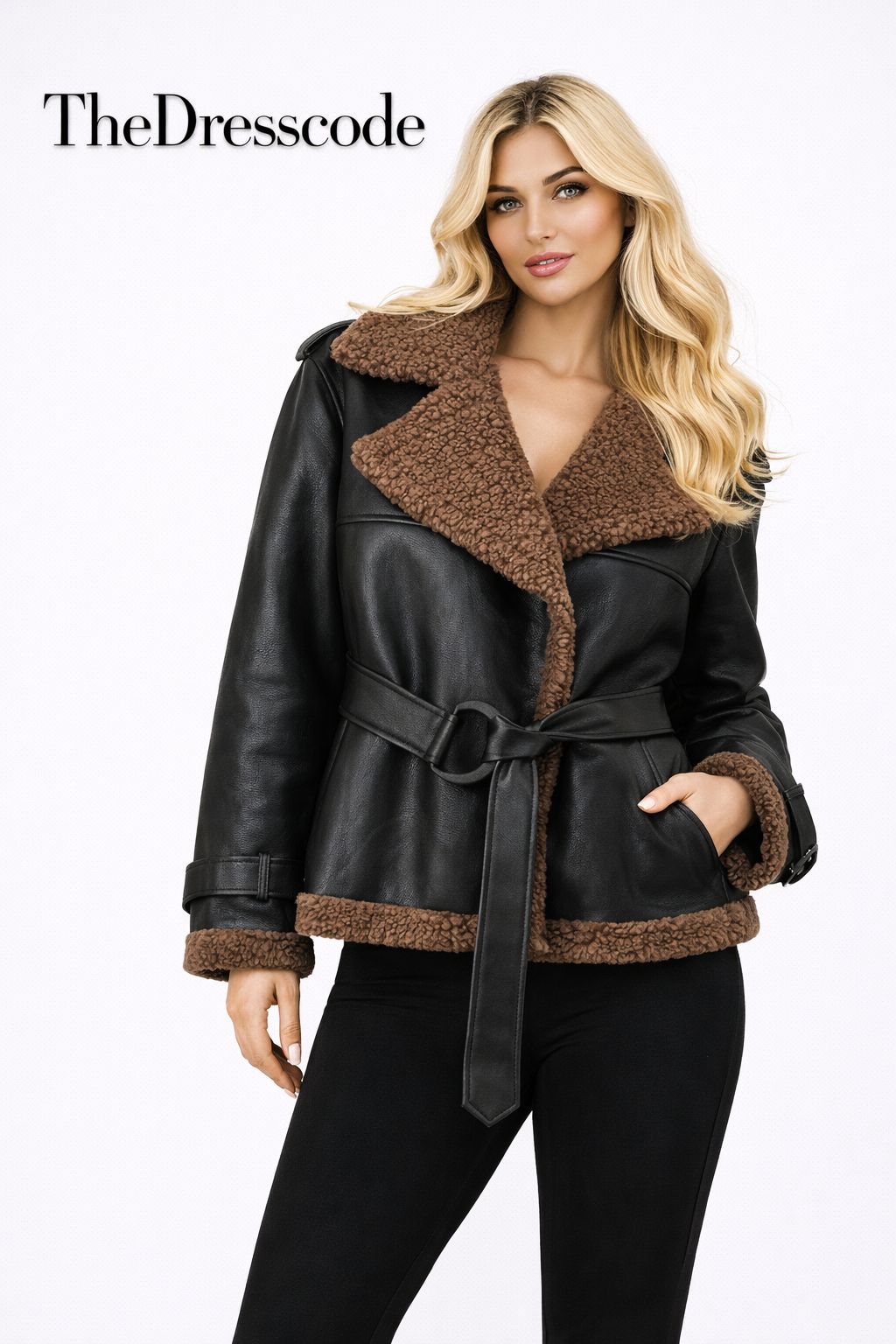 Дамско палто Chocolate Shearling SS27