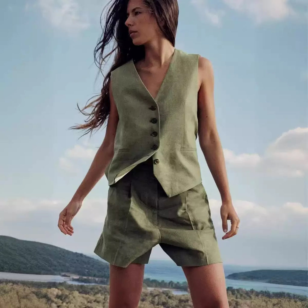Дамски комплект Earthy Essence SS25-Thedresscode