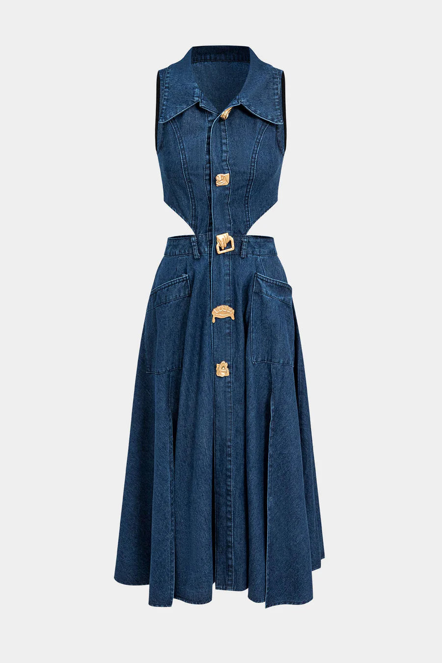 Дамска рокля Denim Diva SS25-Thedresscode