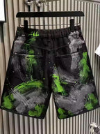 Мъжки къси дънки Graffiti ** SALE 24 **-Мъжки къси панталони Graffiti 24'-Thedresscode