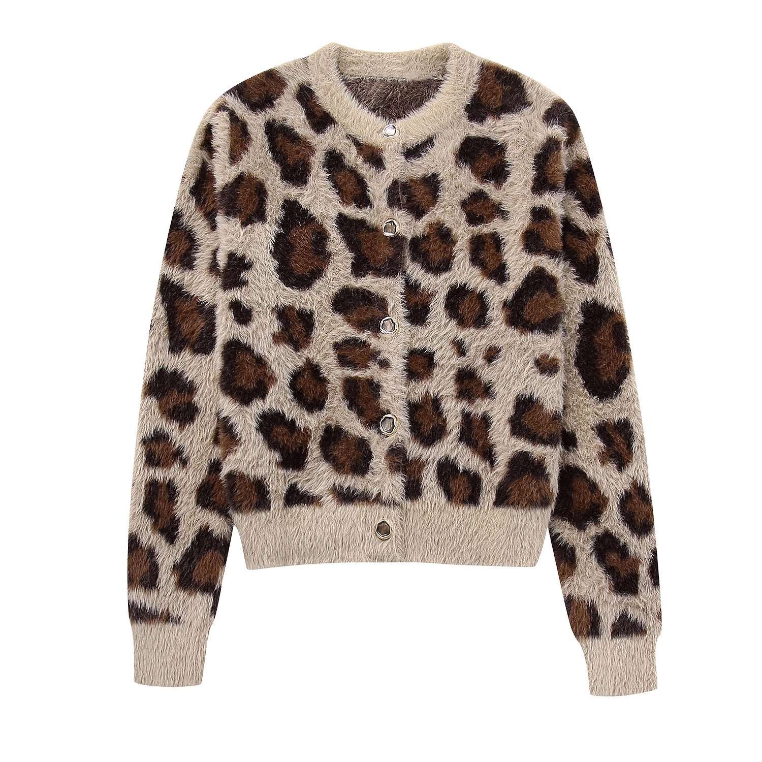 Дамска жилетка Leopard Print 24'-Дамска жилетка Leopard Print 24'-Thedresscode