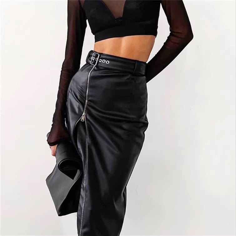 Дамска кожена пола Soho SS25-Дамска кожена пола Soho 24'-Thedresscode