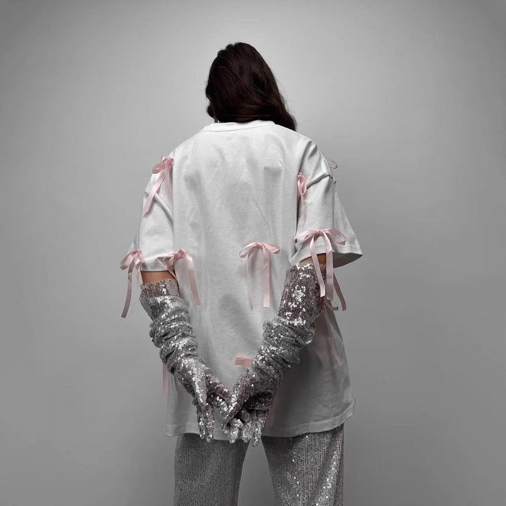 Дамска тениска Ribbon 24'-Дамска тениска Ribbon 24'-Thedresscode