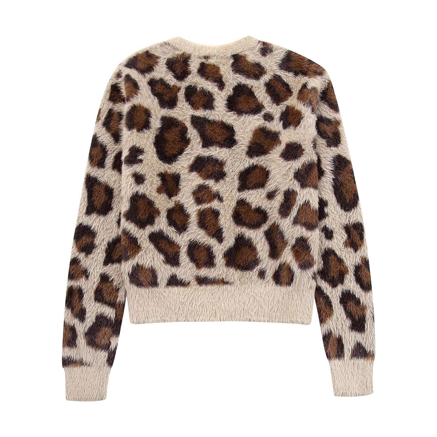 Дамска жилетка Leopard Print 24'-Дамска жилетка Leopard Print 24'-Thedresscode