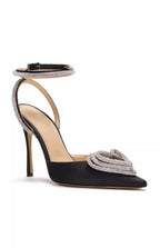 Дамски сандали на ток Crystal Heart 24'-Shoes-Thedresscode