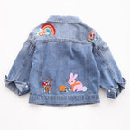 Детско дънково яке Embroidered Butterflies ** SALE 24 **-Детско дънково яке Embroidered Butterflies 24'-Thedresscode