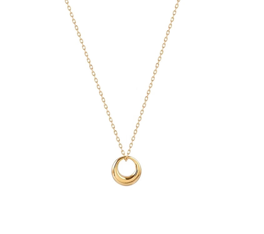 Дамско колие с златно покритие Gold Ring 24'-Дамско колие с златно покритие Gold Ring 24'-Thedresscode