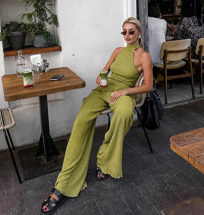 Дамски комплект Green Vibe SS25-https://detail.1688.com/offer/871597802417.html?spm=a262uh.11734178.favorite-offers-offer-list-offer17.2.51ee2ef6BkLFqO-Thedresscode