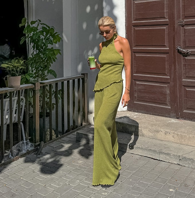 Дамски комплект Green Vibe SS25-https://detail.1688.com/offer/871597802417.html?spm=a262uh.11734178.favorite-offers-offer-list-offer17.2.51ee2ef6BkLFqO-Thedresscode