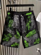 Мъжки къси дънки Graffiti ** SALE 24 **-Мъжки къси панталони Graffiti 24'-Thedresscode
