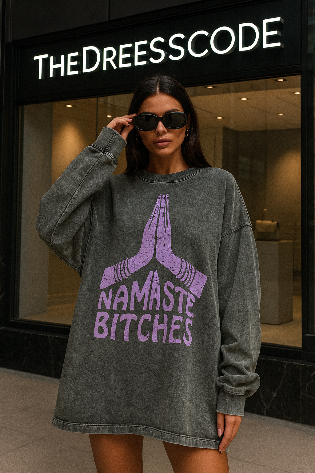 Дамска блуза Namaste Bitches FW 2026-Thedresscode