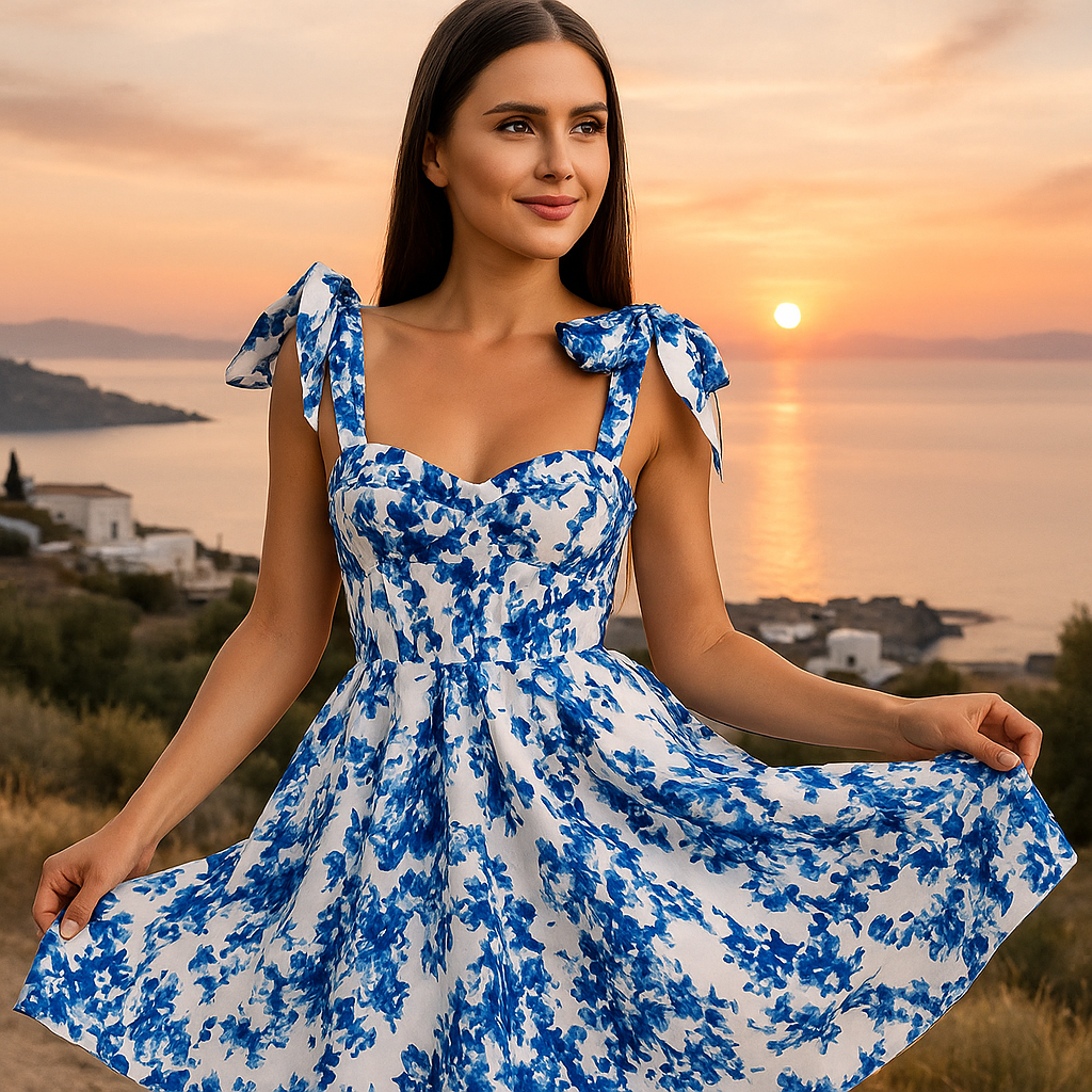 Дамска рокля Floral Symphony **SALE 25**-https://detail.1688.com/offer/859541717103.html?spm=a360q.8274423%2Fnew.goods.productimage-Thedresscode