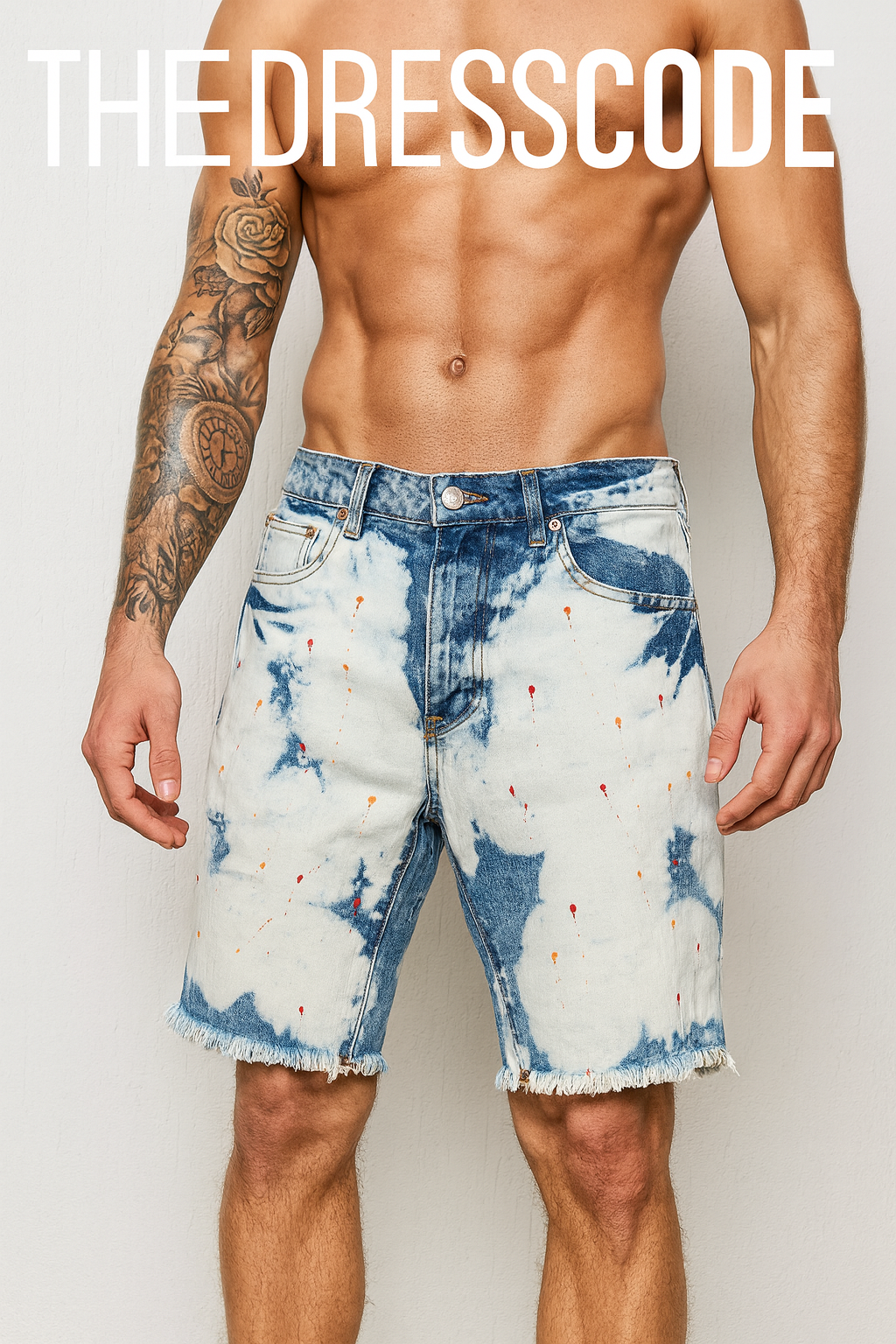 Мъжки къси дънки Acid Splash SS26