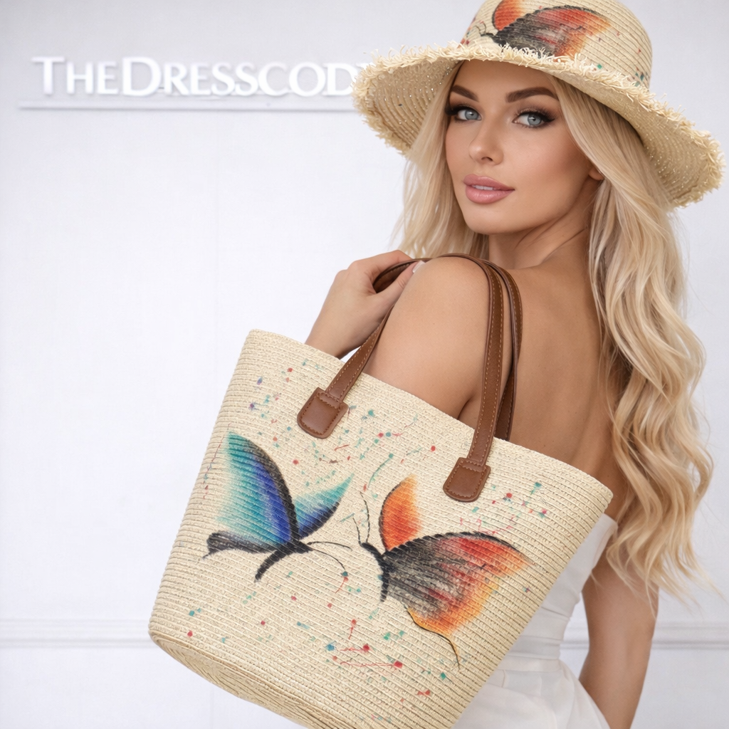 Комплект плажна чанта + шапка SS26