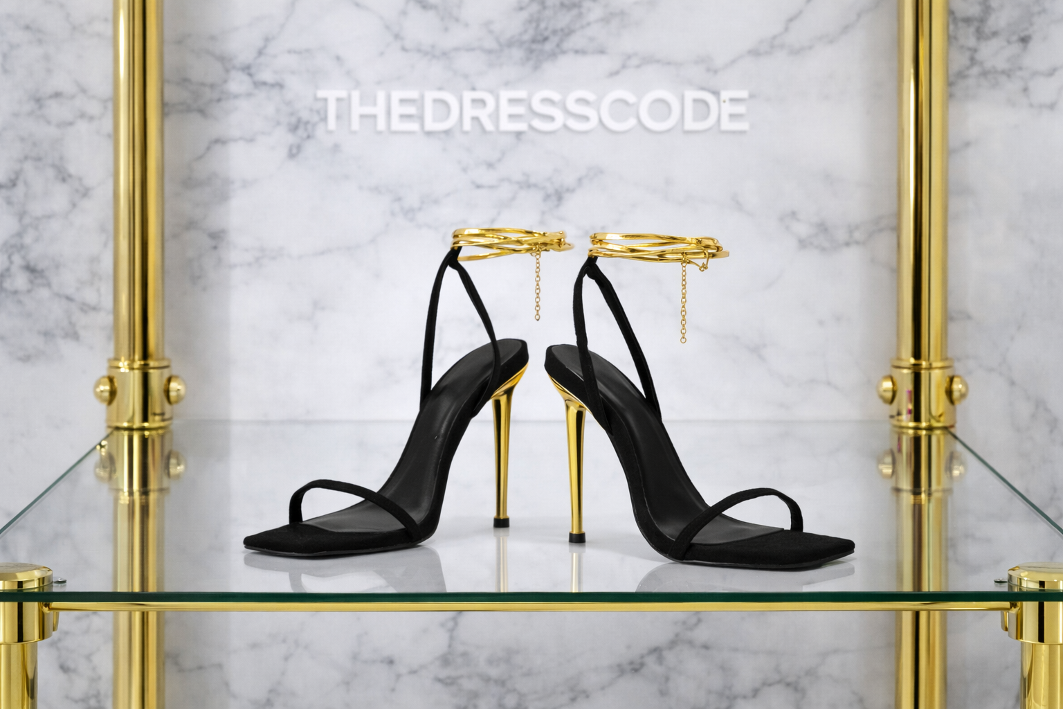 Дамски обувки с ток Black Couture SS26