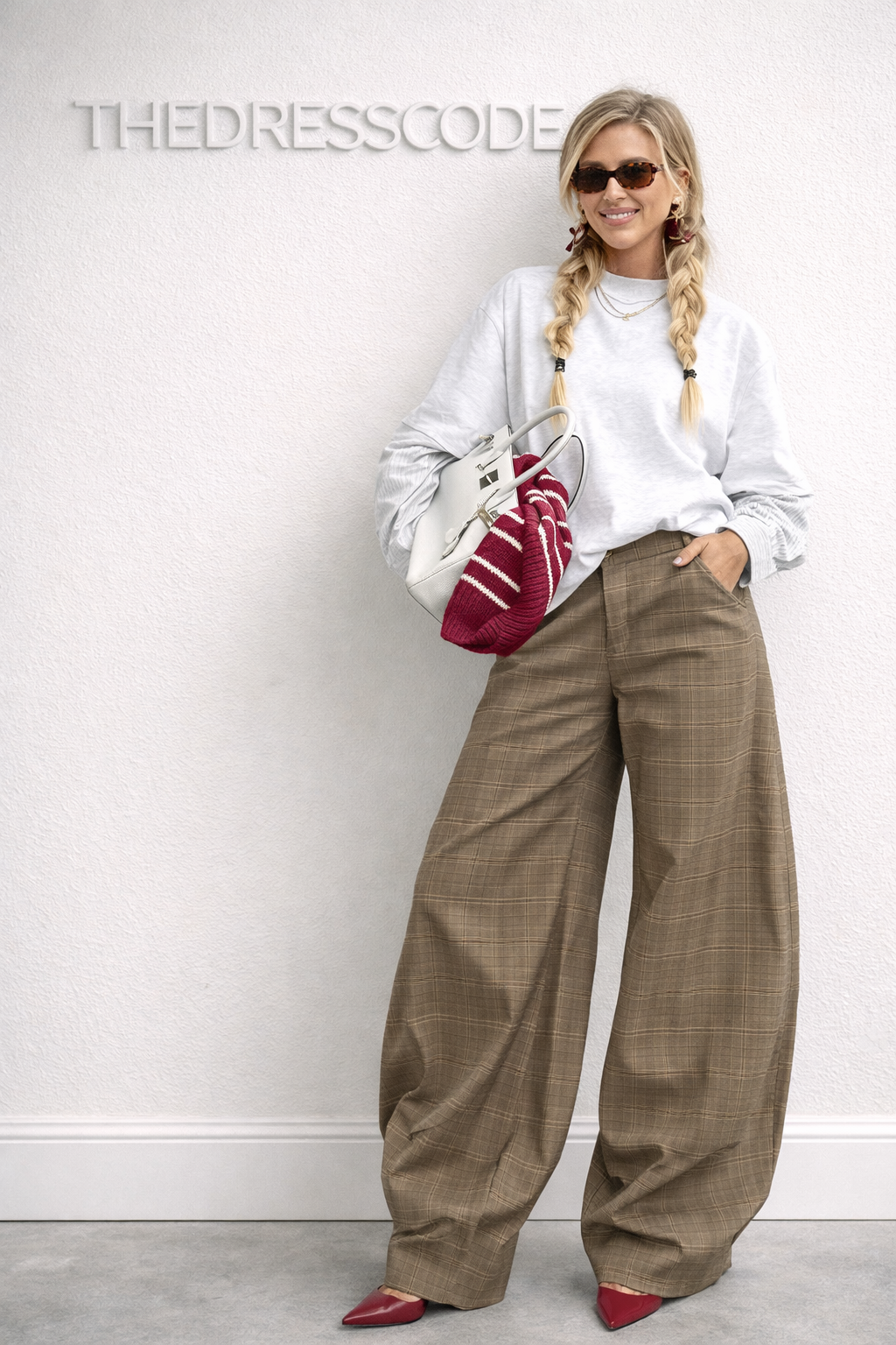 Дамски панталон Oxford Plaid SS26