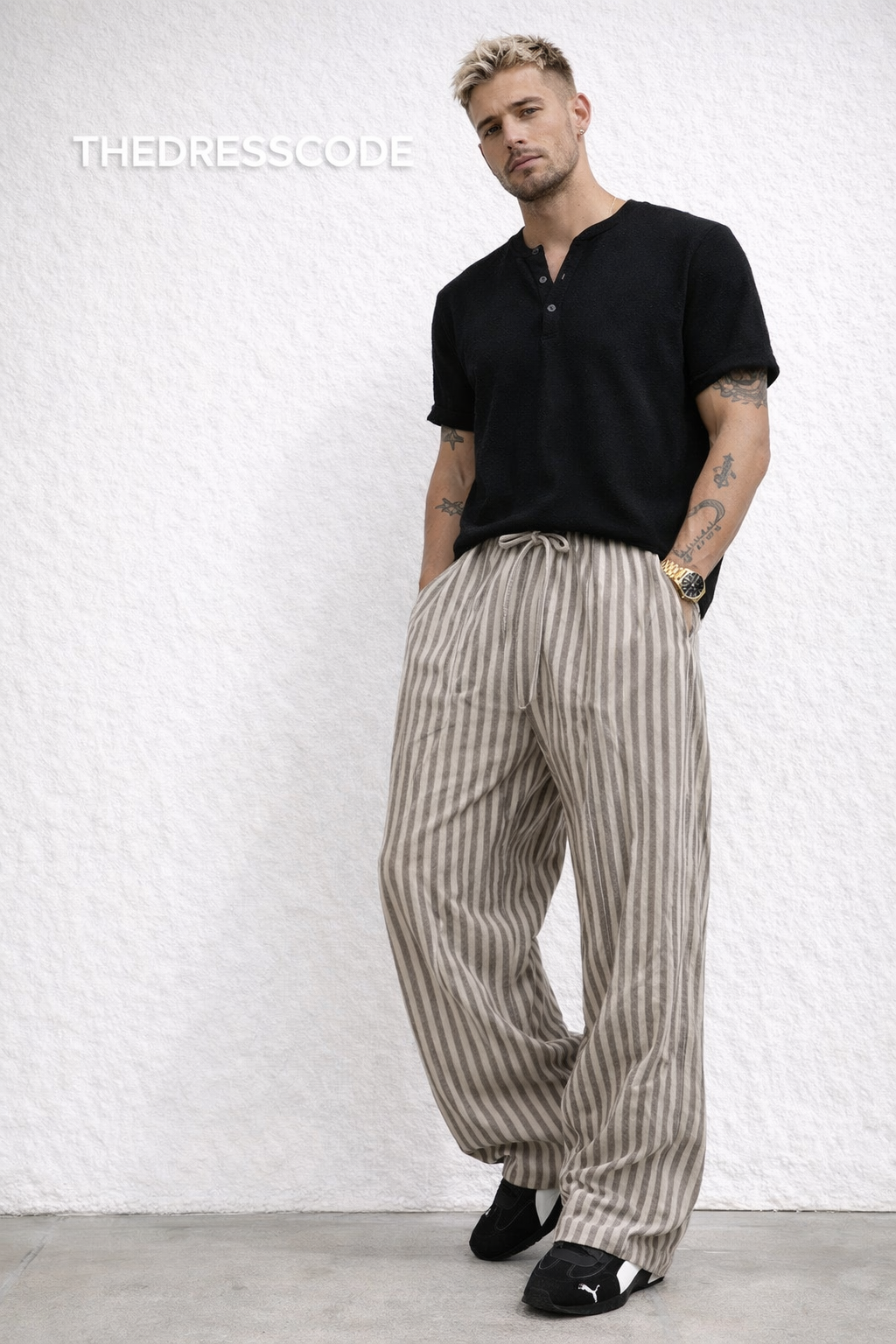 Мъжки панталон Noir Flow SS26