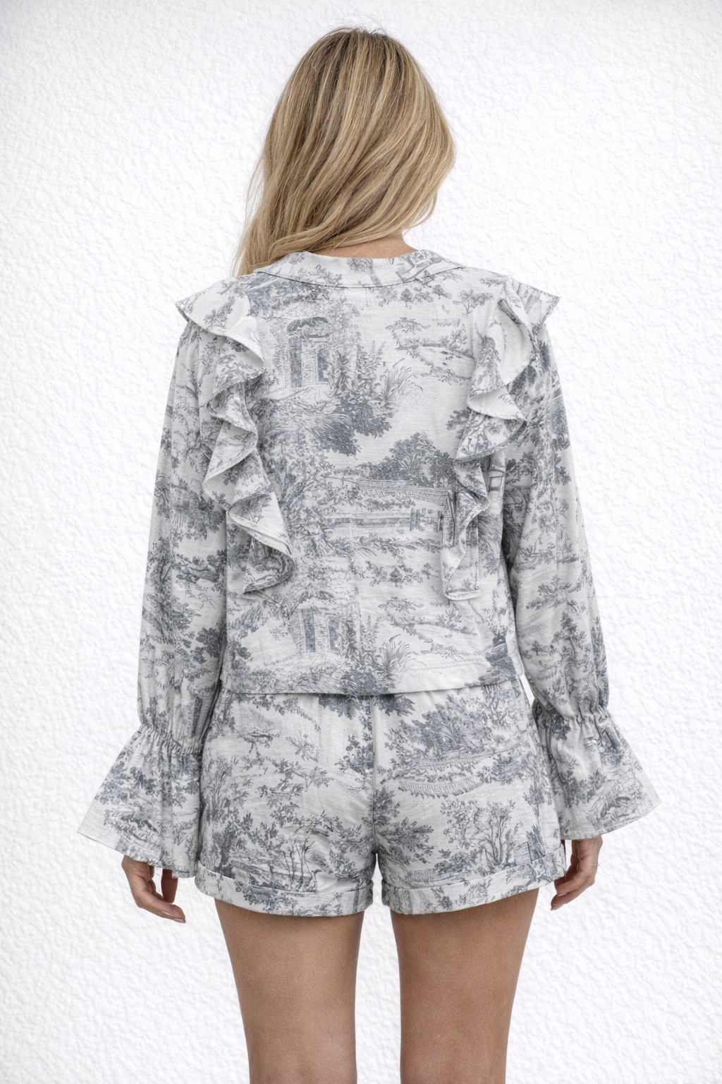 Дамски комплект NOIR TOILE RUFFLE SS26