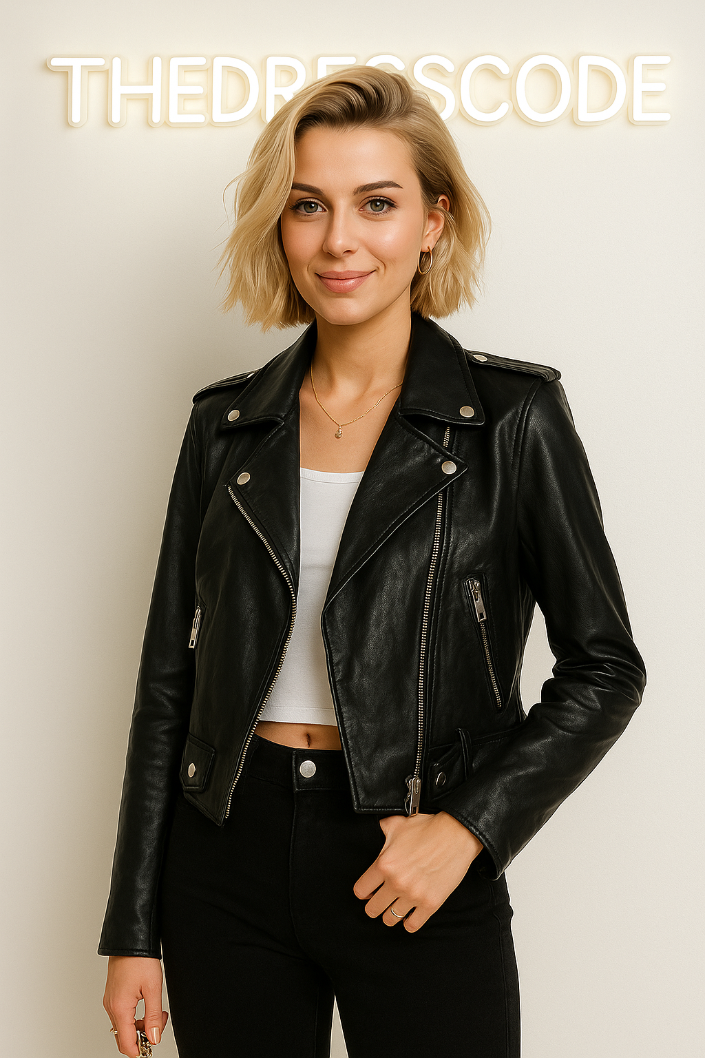 Дамско кожено яке Dark Empress SS26