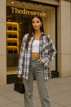 Дамска риза Monochrome Vibe FW 2026-Thedresscode