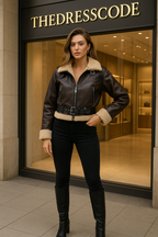 Дамско яке Classic Aviator FW 2026-Thedresscode
