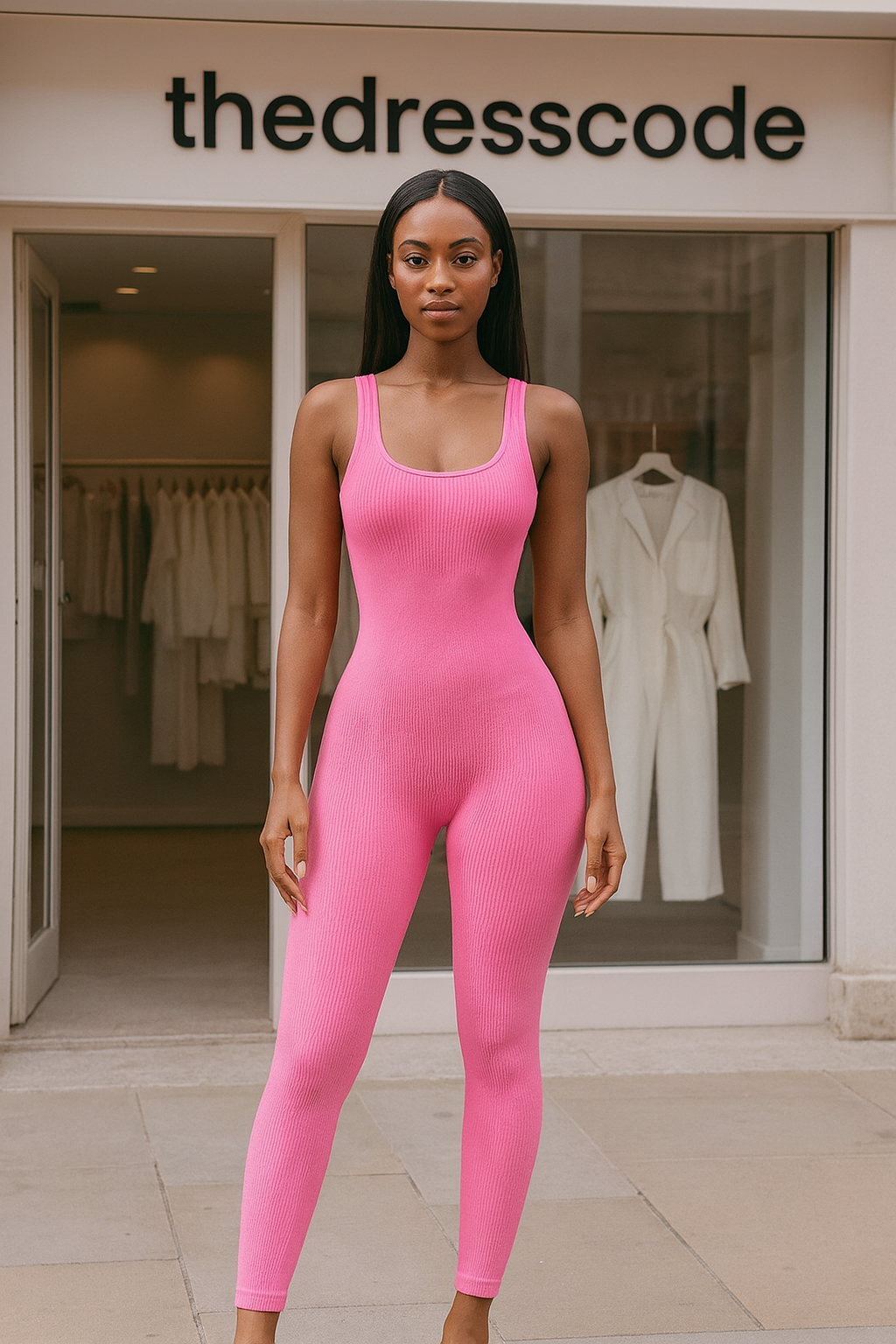 Дамски спортен гащеризон Pink Rips SS25-https://detail.1688.com/offer/767725861690.html?kj_agent_plugin=aibuy-Thedresscode