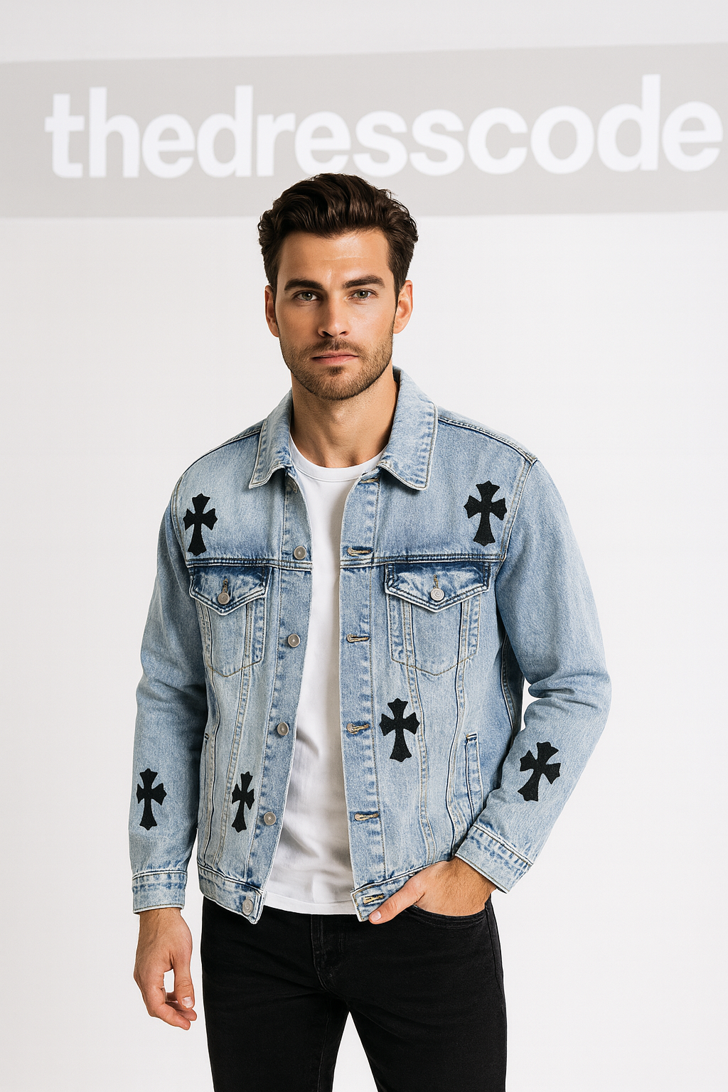 Мъжко дънково яке Cross Over SS26