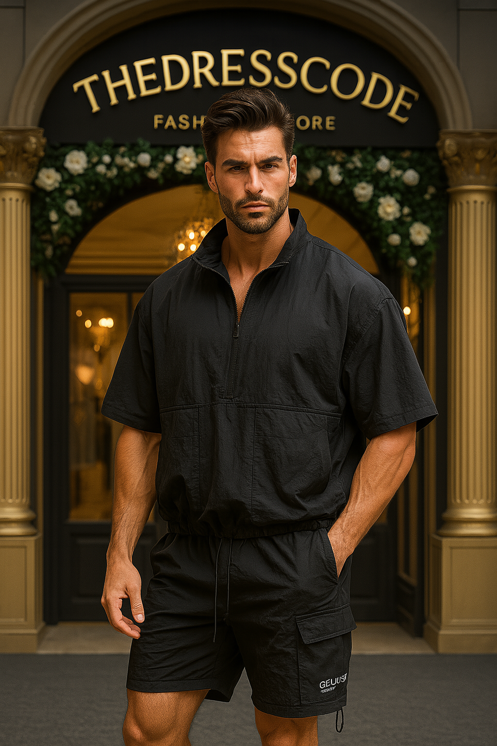 Мъжки комплект Black Urban Noir SS25-https://detail.1688.com/offer/814233131486.html?_t=1741345078739&spm=a2615.7691456.co_0_0_wangpu_score_0_0_0_0_0_0_0000_1.0-Thedresscode