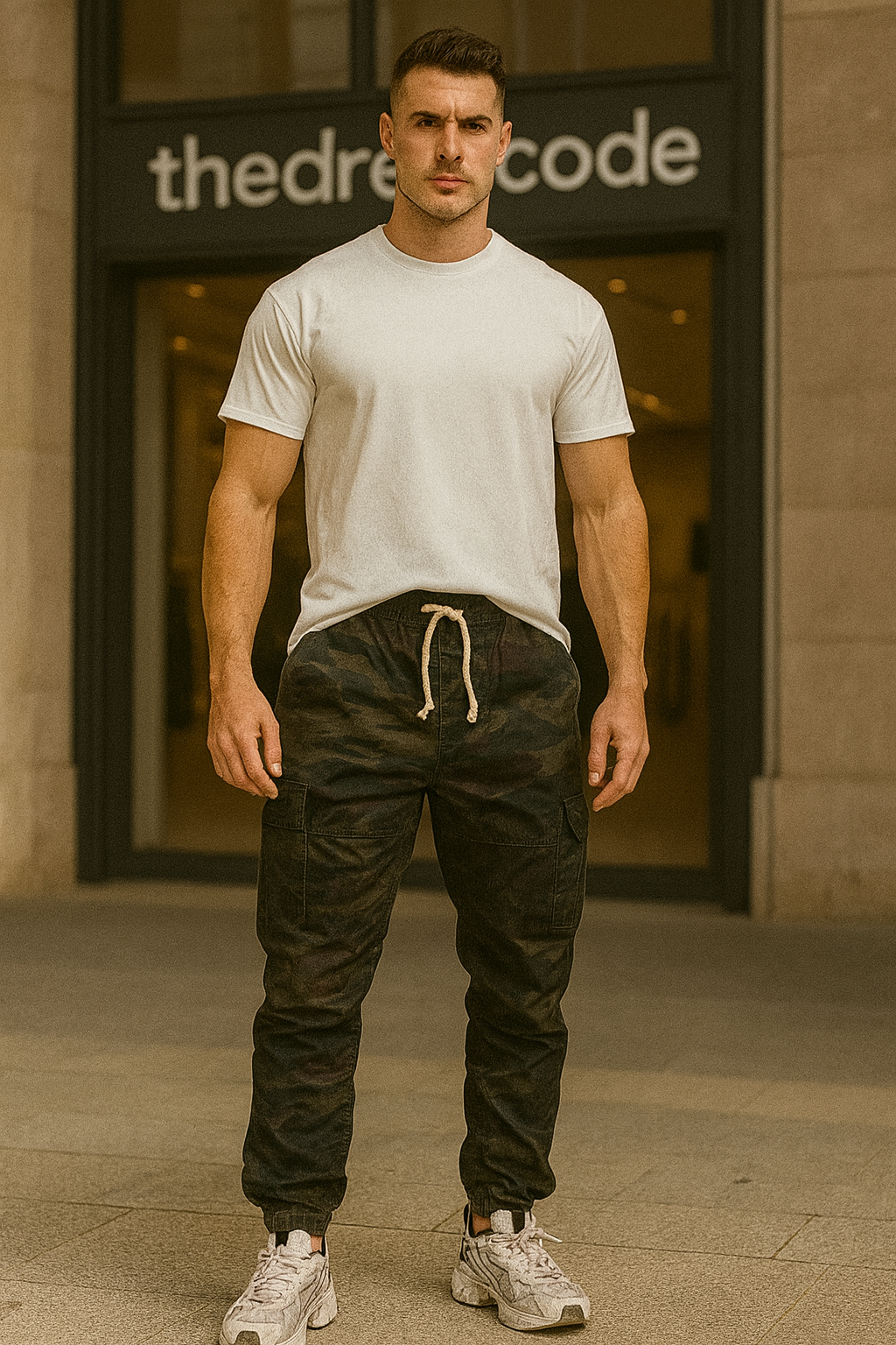 Мъжки панталон Logan Camo FW 2026-Thedresscode