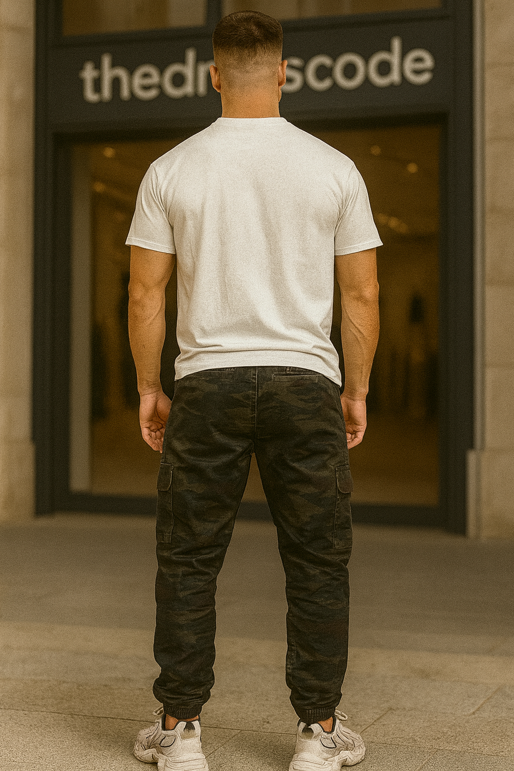 Мъжки панталон Logan Camo FW 2026-Thedresscode