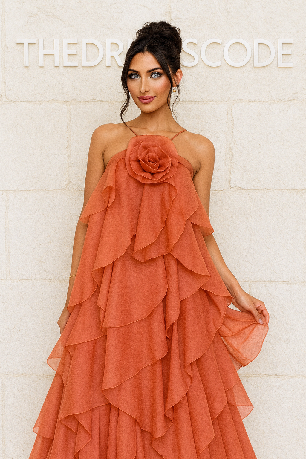 Дамска рокля Rose Ember SS26