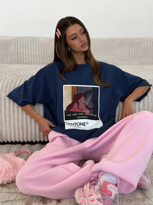 Дамска тениска Ariel Pantone SS25-Дамска тениска Prosecco Mood 24'-Thedresscode