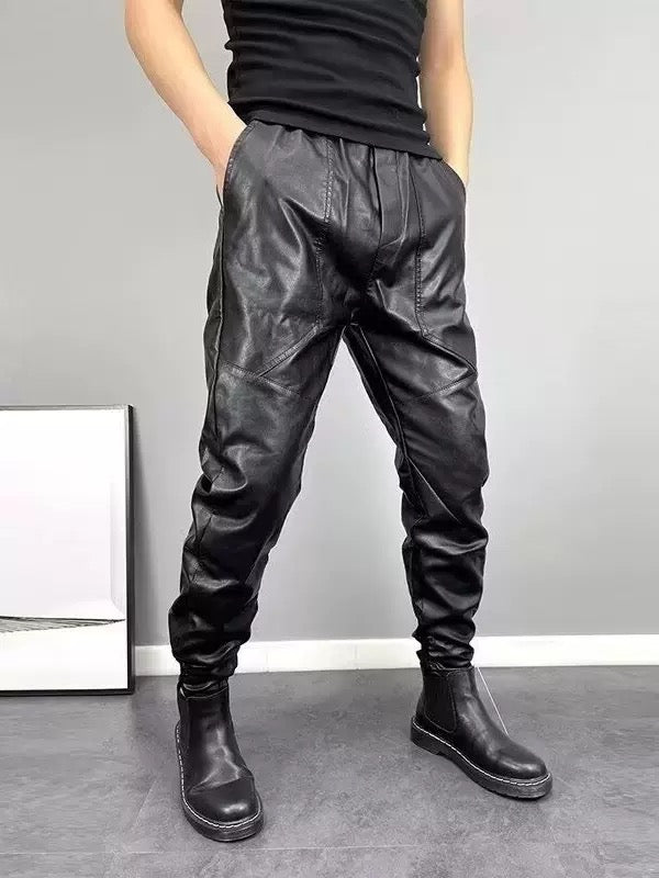 Мъжки кожен панталон Moto world SS25-https://shorturl.at/Gvd4G-Thedresscode