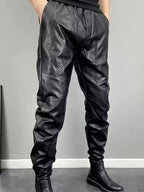Мъжки кожен панталон Moto world SS25-https://shorturl.at/Gvd4G-Thedresscode