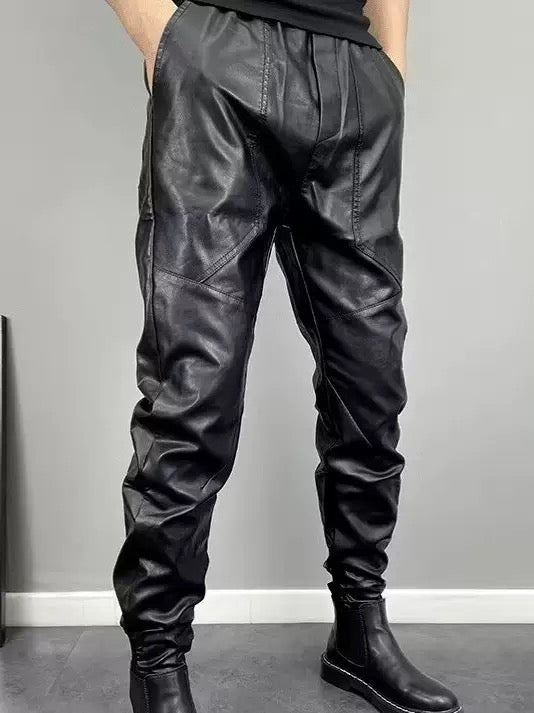 Мъжки кожен панталон Moto world SS25-https://shorturl.at/Gvd4G-Thedresscode