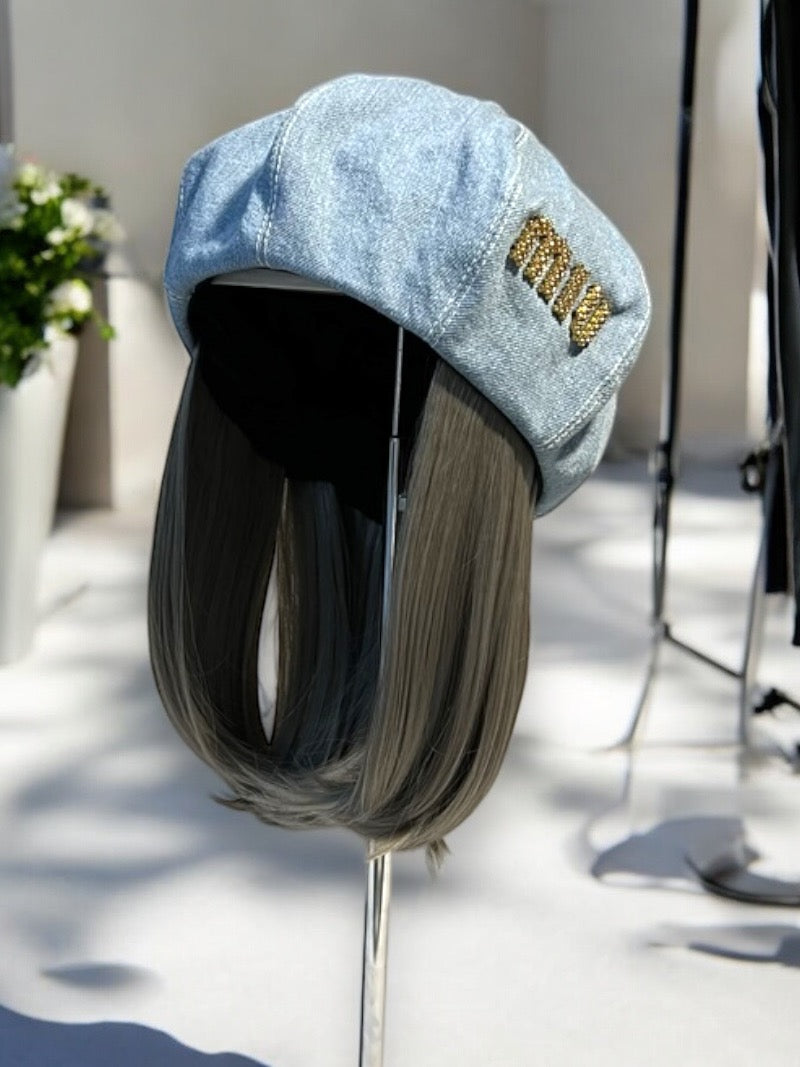 Дамска шапка с екстеншъни Baret SS25-Thedresscode