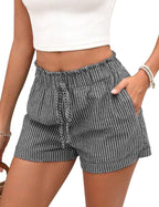 Дамски къси панталони Stripeless SS25-Clothing-Thedresscode