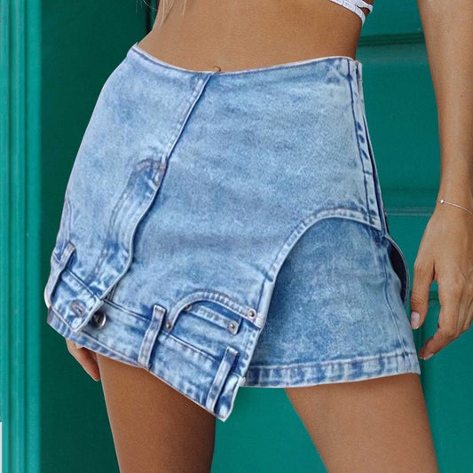 Дамски къси дънки Short&Skirt SS24-Дамски къси панталони Rick Owens-Thedresscode
