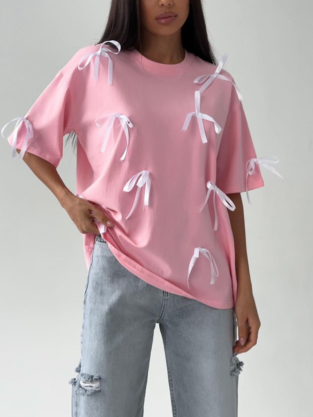 Дамска тениска Ribbon 24'-Дамска тениска Ribbon 24'-Thedresscode