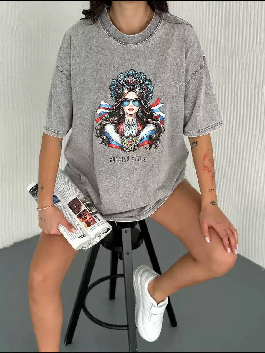 Дамска тениска Russian Style FW 2026