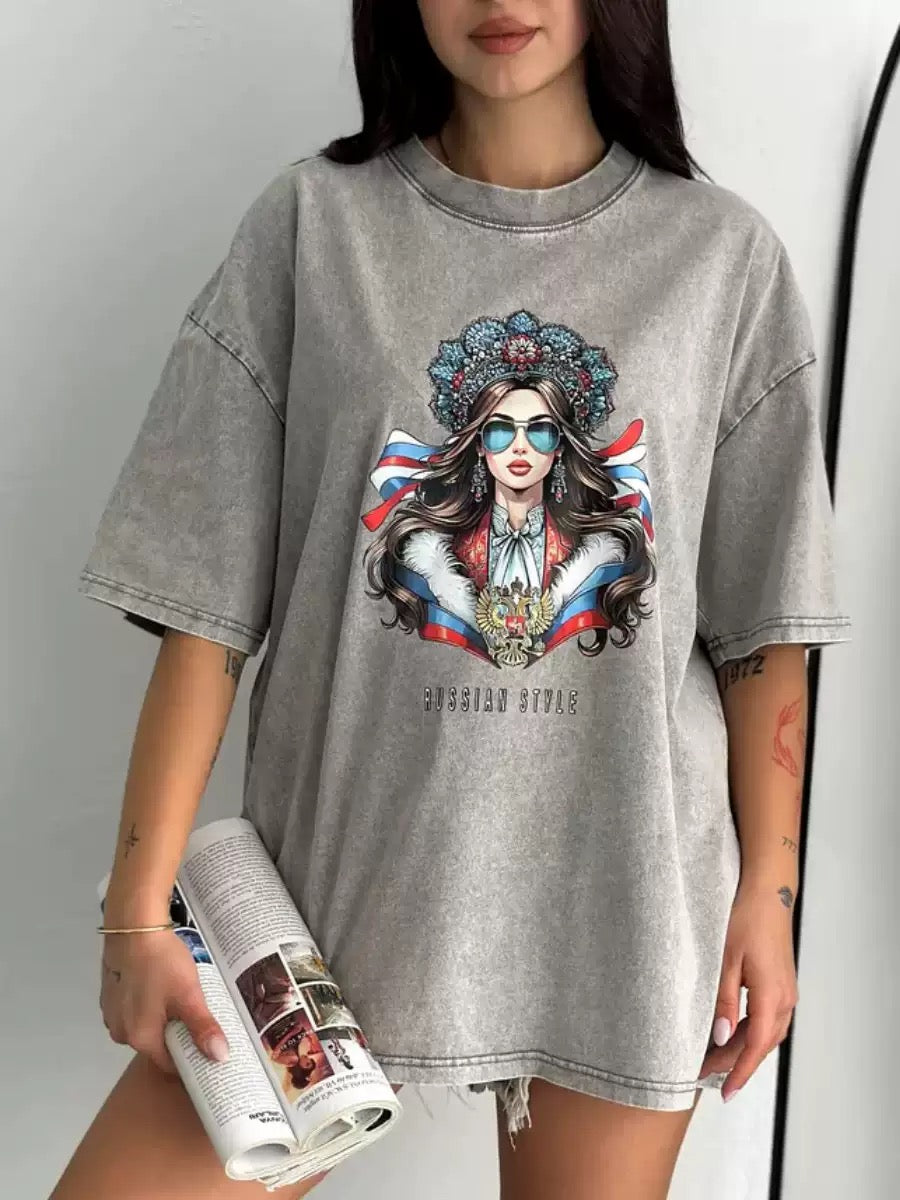 Дамска тениска Russian Style FW 2026