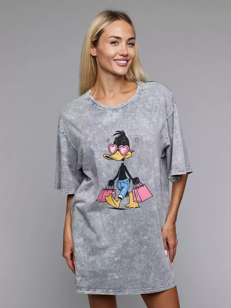Дамска тениска SHOPPING DUCK FW 2026