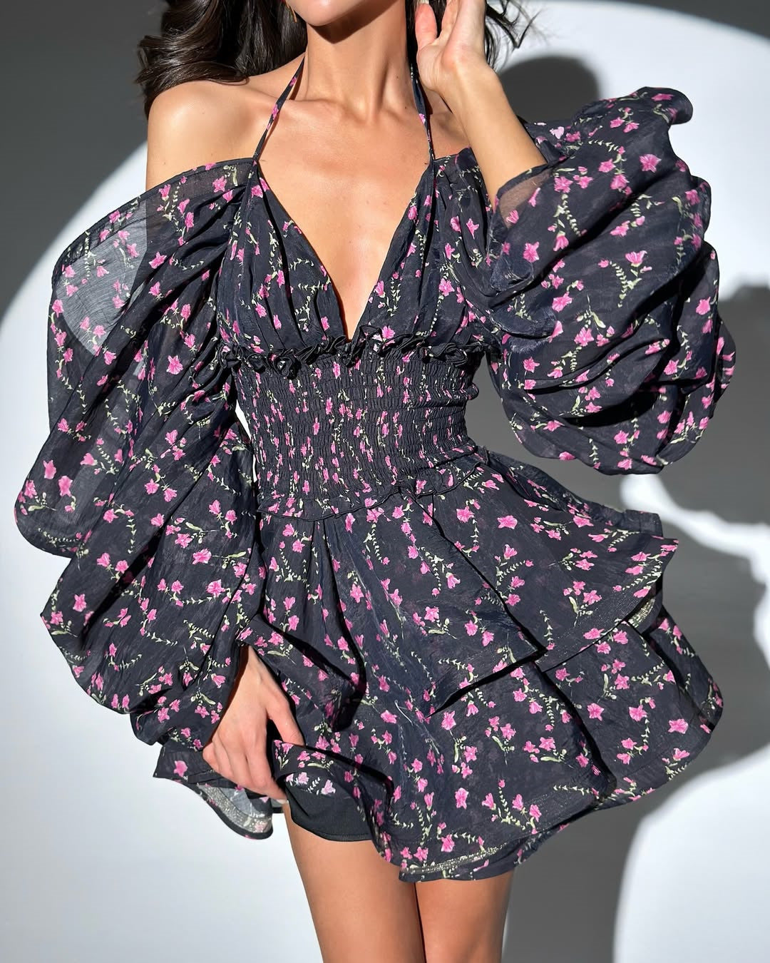 Дамска рокля Flamenna PRE ORDER SS25-https://detail.1688.com/offer/947042456721.html-Thedresscode
