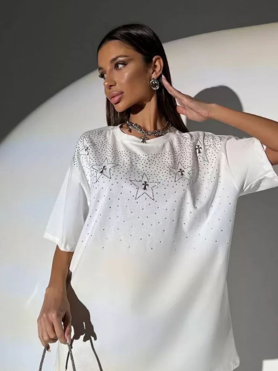 Дамска тениска White Star Glow SS26