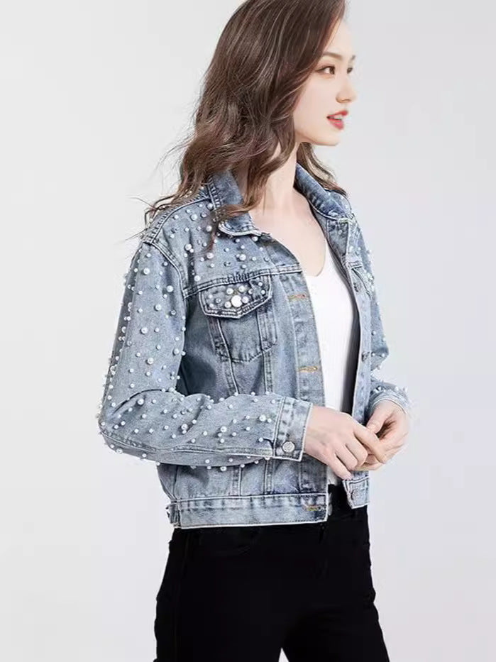 Дамско дънково яке Pear&Crystal SS25-https://detail.1688.com/offer/806025912952.html?kj_agent_plugin=aibuy-Thedresscode