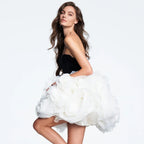 Дамска рокля White Roses FW 2026-Дамска елегантна рокля White Ribbon 24'-Thedresscode