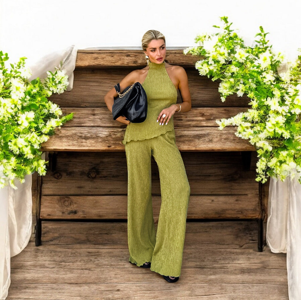 Дамски комплект Green Vibe SS25-https://detail.1688.com/offer/871597802417.html?spm=a262uh.11734178.favorite-offers-offer-list-offer17.2.51ee2ef6BkLFqO-Thedresscode